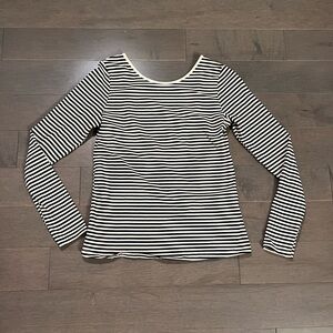 H&M stripped low back shirt.